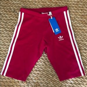 Brand new adidas pink cycling shorts
